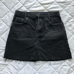 Urban Outfitters black denim skirt